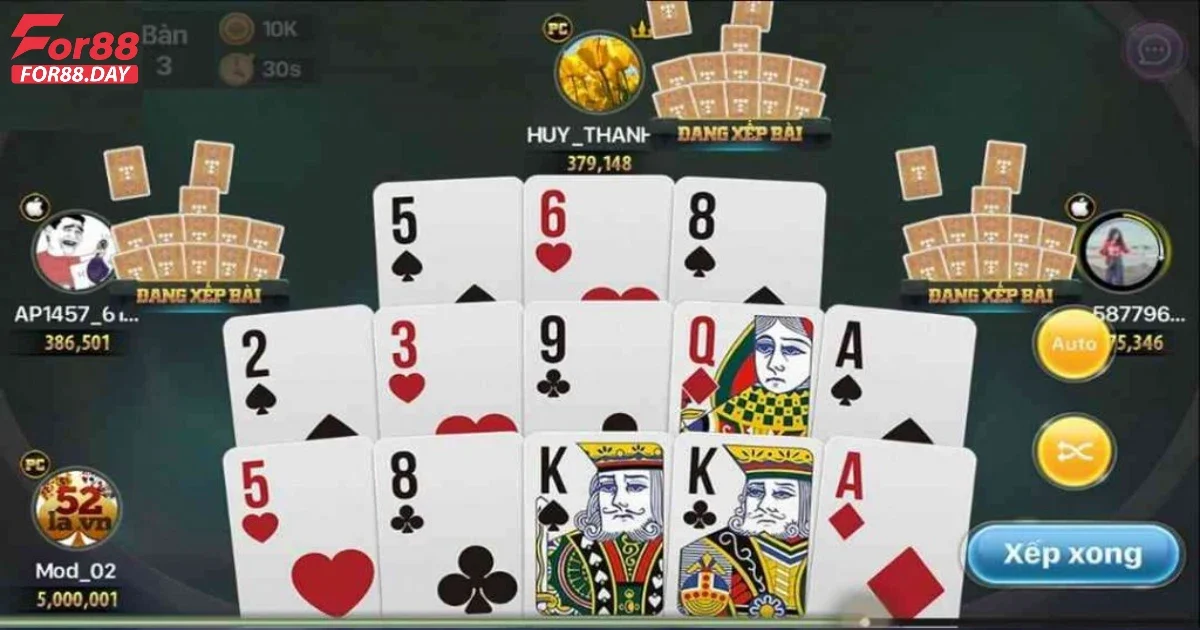 Game bài Mậu binh For88: Hướng dẫn chơi cơ bản