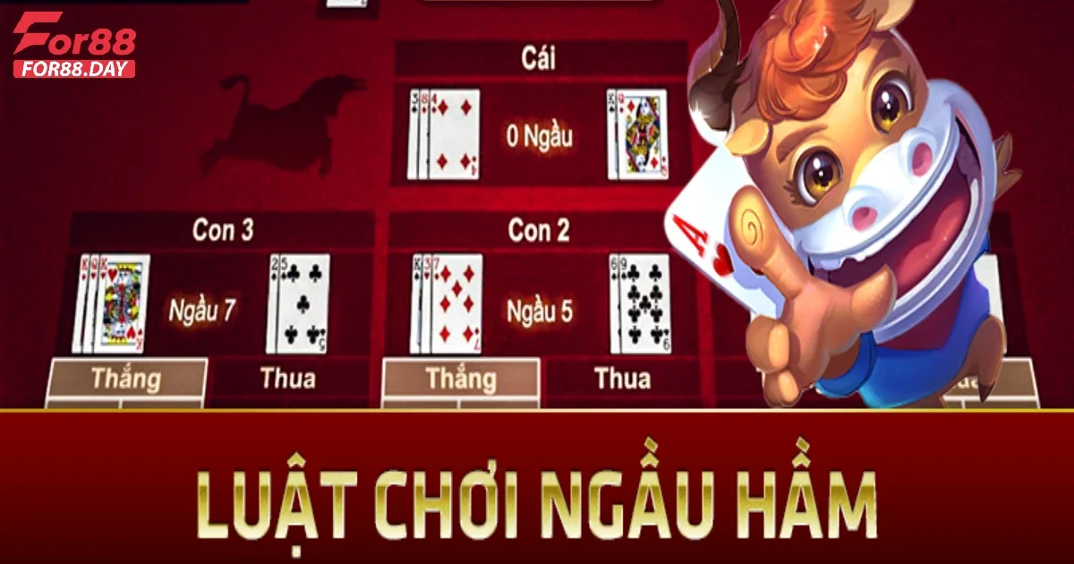Chiến thuật chơi Ngầu hầm tại For88 để chiến thắng lớn
