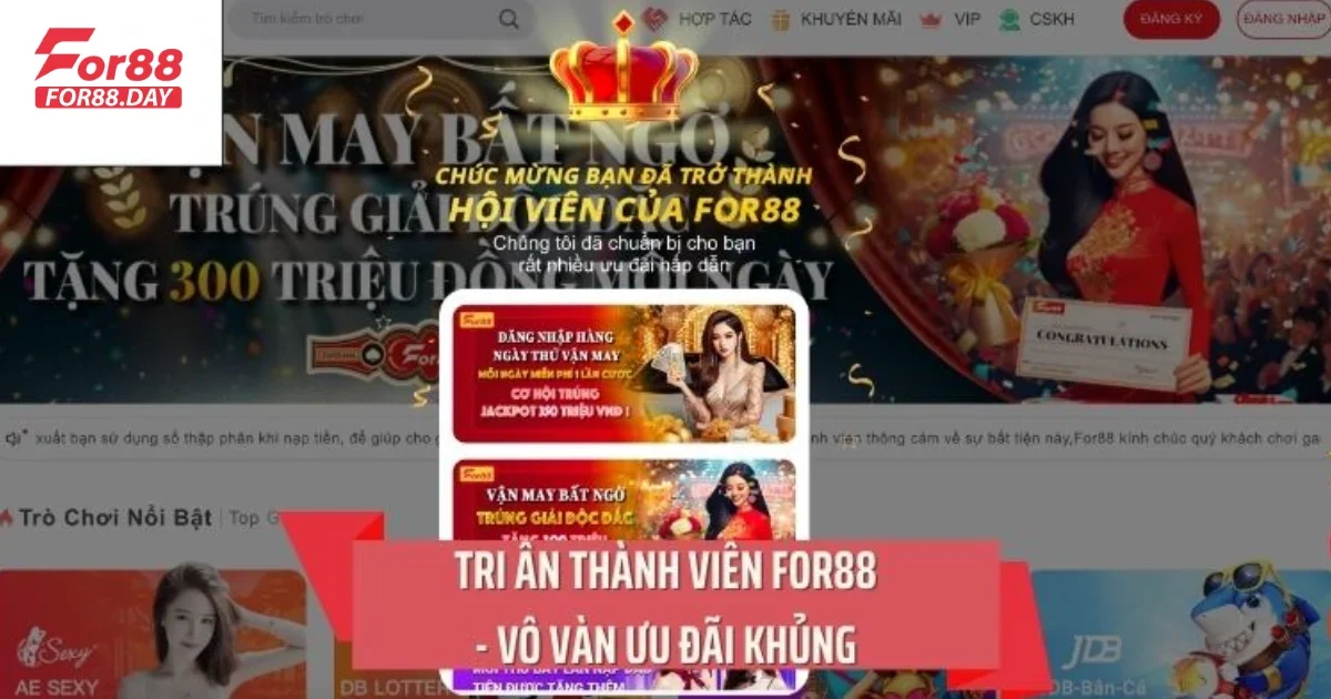 Hướng Dẫn Nhận Khuyến Mãi For88 Dành Cho Thành Viên Mới