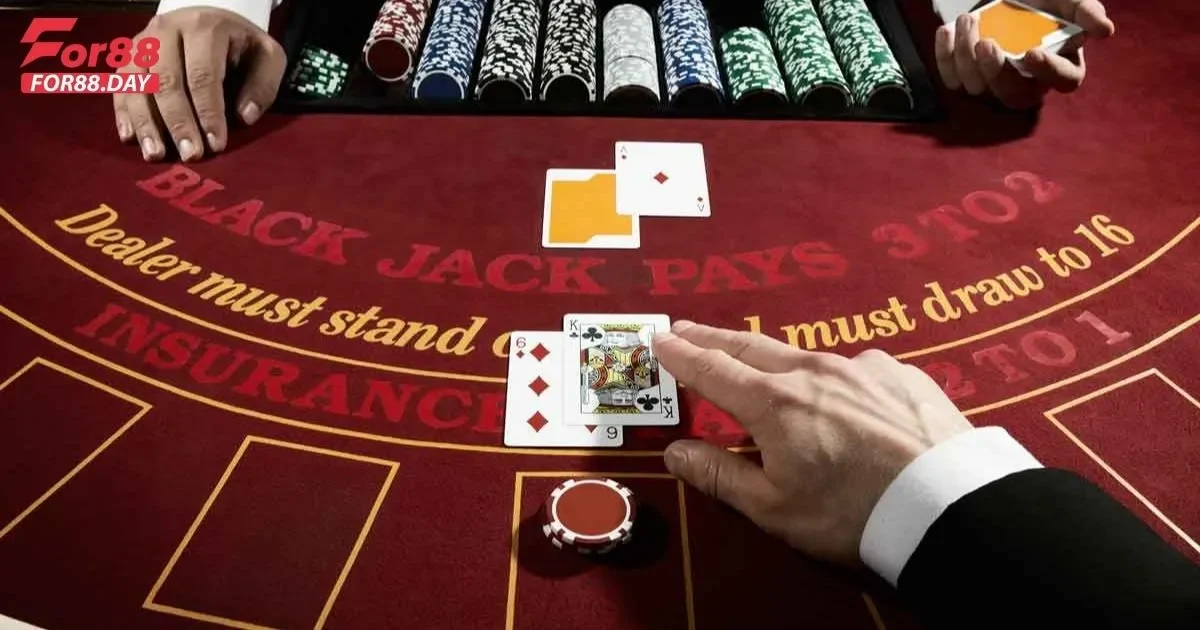 Blackjack For88 Dễ Hiểu: Thứ tự lượt chơi